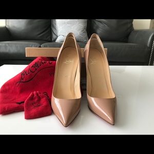 Christian Louboutin Pigalle 120 Nude Patent Calf